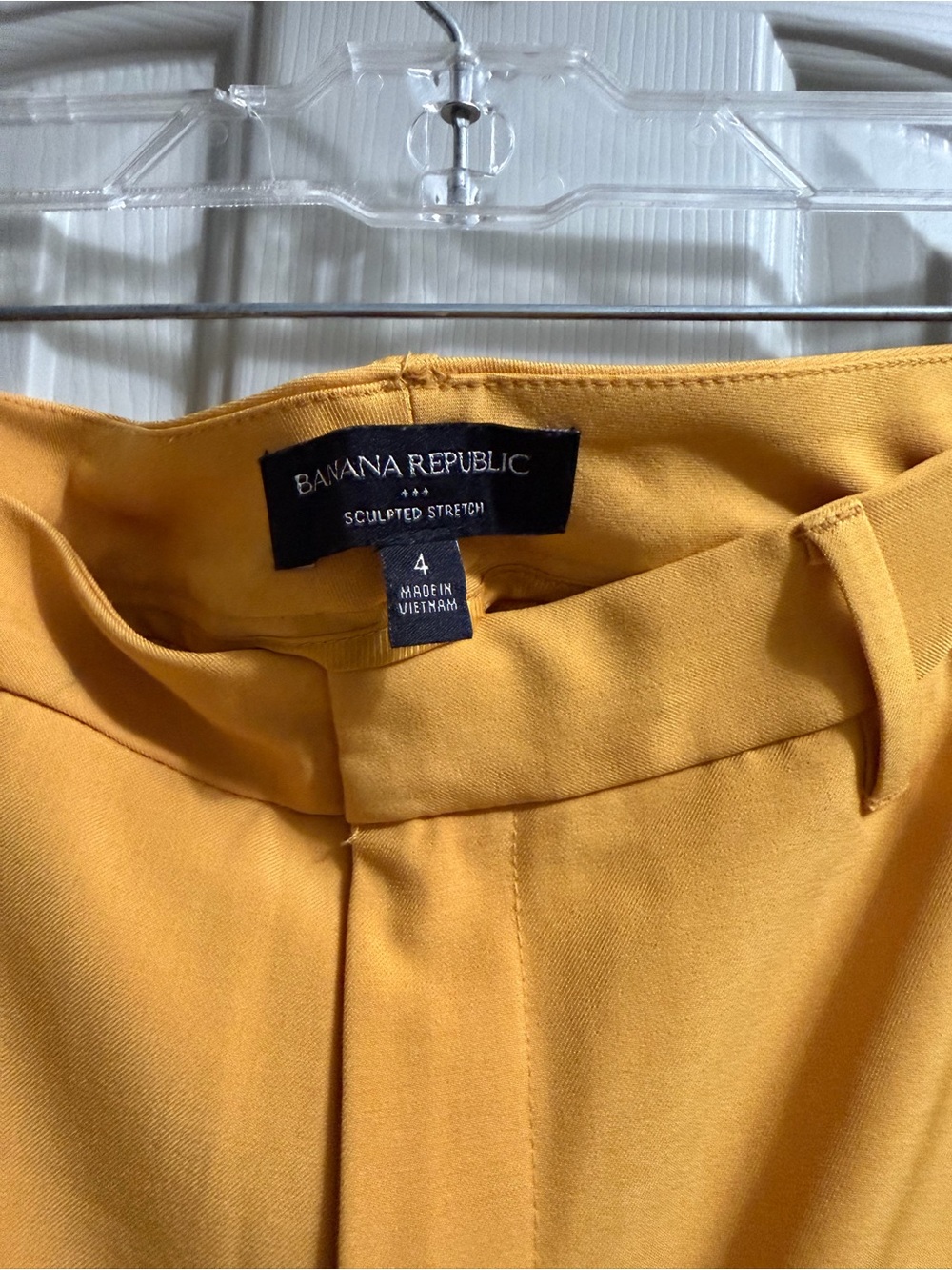 Banana Republic Women's Mustard Wide-Leg Pants & Blouse Set 4 Small - Picture 4 of 8